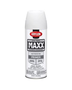 Krylon Covermaxx Primer; White Primer; 12 oz. Aerosol