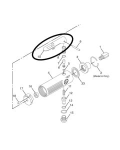 Chicago Pneumatic Lever-Throttle Locking Trigger (Replacement Part)
