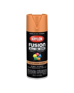 Krylon Fusion All-In-One Paint + Primer, Satin Spiced Amber