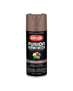 Krylon Fusion All-In-One Paint + Primer, Metallic Rust