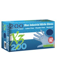 S Xtreme X3200 Powder Free, Blue Nitrile