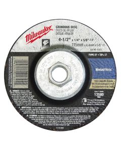 4-1/2" x 1/8" x 5/8-11" Grinding Wheel (Type 27)