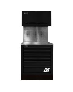 Homak Mfg. CTS Set 36 in. with Toolboard Back Splash, Black