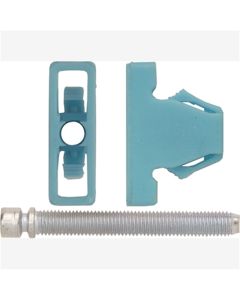 Headlight Adj Screw Blue Nyl Nut 1/4-28 X 2 2/Pk, Size: 1/4-28", Size: 2", Qty: 100, Other: 556196