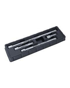 Sunex Tools 4-Piece 1/2 in. Drive Standard Chrome Extension Bar Set