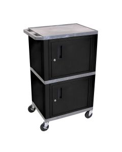 42" Tuffy Audio-Visual Double Cabinet - 200 lb. Capacity