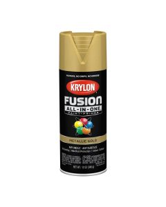Krylon Fusion All-In-One Paint + Primer, Metallic Gold