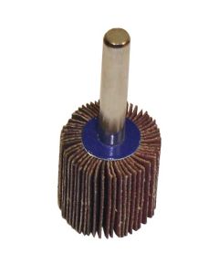 Flap Wheel 1" x 1" x 1/4" - 120 Grit, Abrasive Sandpaper