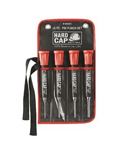 Mayhew 4-Piece Hardcap Pin Punch Set