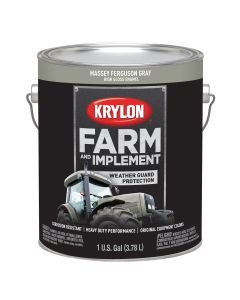 Krylon Farm/Implement; Massey Ferguson Gray; 128 oz. Gallon