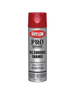 Krylon Professional All-Surface Enamel Paint; Red; 15 oz. Aerosol