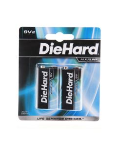 Batteries 2 Pack Diehard 9V