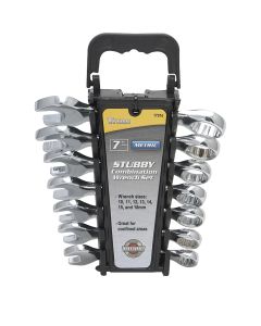 7-PC METRIC STUBBY COMBINATION WRENC