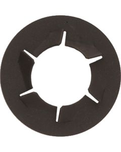 Push -On Type Retainer Black Finish, Size: 1/2", Size: 15/16", Length or Range:, Qty: 100, Other: