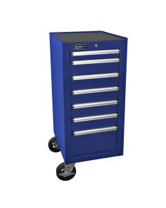 Homak Mfg. 18 in. H2Pro Series 7-Drawer Side Cabinet, Blue