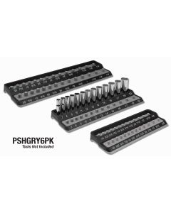 Grey Peg Socket Holder (6-Pack)