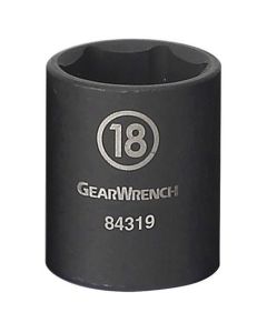 3/8" Drive 6 Point Standard Impact Metric Socket