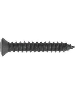 Philips Oval Head Sheet Metal Screw Undersize Head Black, Screw: 8 x 1-1/2", Head size: #6, Qty: 10