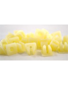 Natural Nylon Side Marker Light Nut 8 Screw Size (Bag 100)