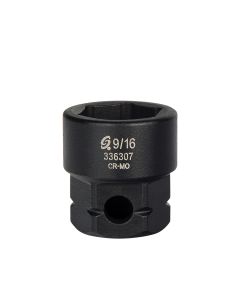 Sunex Tools 3/8 in. Drive 6-Point Low Profile Impact Socket w/ Hex Shank, 9/16 in.