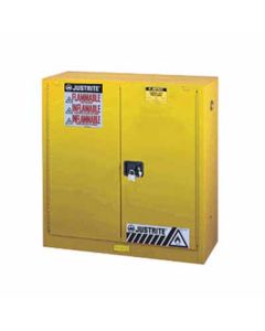 Yellow Fire Safety Cabinet, 40-Gallon