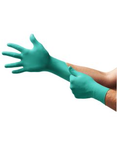 Microflex 93-260 Nitrile and Neoprene Gloves - Disposable, Chemical Resistant , Size Large (Pack of 50)