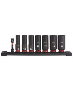 8PC SHOCKWAVE Impact Duty? 3/8" Drive Metric Deep 6 Point Socket Set