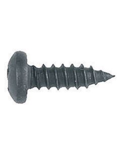Phillips Oval Pan Head Sheet Metal Screws Size: 8 x 3/4", Finish: Black, Qty: 100