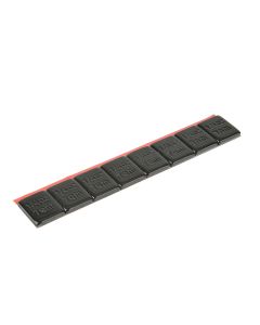 Wheel Weight Adhasive 14308B, 1/4 oz., Black Plastic Coated (240 Total Segments)