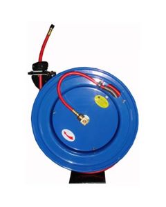 3/8" x 50' Hose Reel (3/8" NPT-Inlet x 1/4" NPT Outlet)