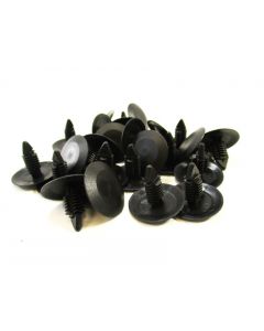 Black Nylon Door Trim Panel Retainer 1975-On (100/Bag)