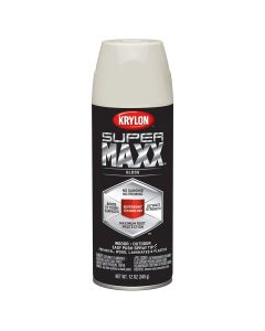 Krylon Supermaxx Paint+Primer; Gloss Almond; 12 oz. Aerosol