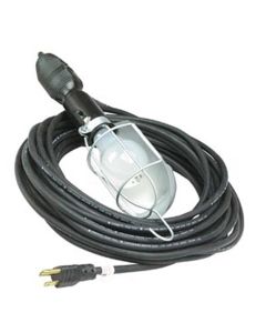 Rugged Work Light, 25 ft 16/3 SJOW Cable