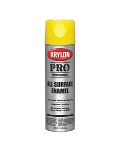 Krylon Professional All-Surface Enamel Paint; Yellow; 15 oz. Aerosol