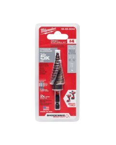 Milwaukee 3/16 in. - 7/8 in. SHOCKWAVE Impact Step Drill Bit, #4