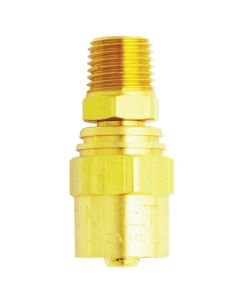 Male End Reusable Brass Hose Fitting