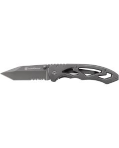 Smith & Wesson Frame Lock Partially Serrated Tanto Folding Knife
