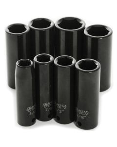8pc 3/8 Dr SAE Dp Imp Skt Set