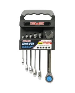 6-PC UNI-FIT RATCHETING WRENCH SET