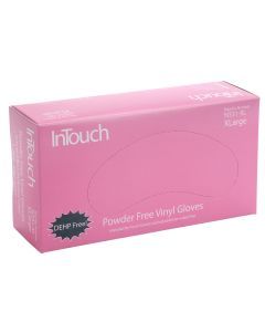 InTouch Powder Free Vinyl Gloves, Small