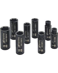 Socket Set 8 PC 3/8 IN Drive Metric Deep Impact