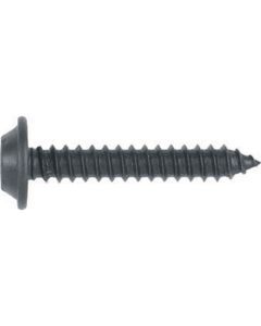 Philips Flat Top Washer Head Black Trim Screw, Screw size: 8 x 1-1/4, 13/32 O.D. washer, Qty: 100