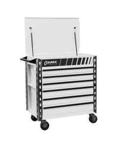 Sunex Tools Premium Full 6-Drawer Service Cart, White
