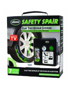 Slime Safety Spair, Emergency Flat Tire Repair in Just Seven Minutes, in Case, Case of 2 Units