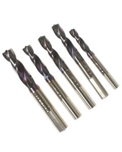 5 Piece Titanium Carbo-Nitride Coated Drill Bit Variety Pack