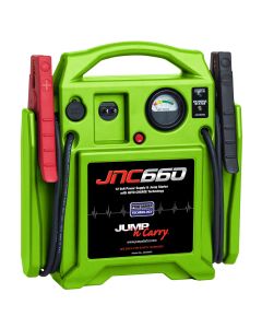 Battery Jump Starter, 1700 Peak Amp, 12V, HI VIZ Green