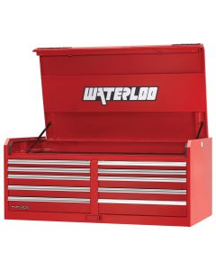 56" Professional HD Series 10-Drawer Chest in Red Finish