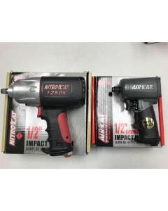NitroCat 1/2" Drive Kevlar Composite Impact Wrench with FREE AirCat 1/2 Drive Compact Impact Wrench