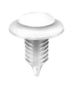 Trim Panel Retainers, Natural Nylon, Size: 3/16" (4.5mm), Stem: 3/4", Head: 3/4", Qty: 100