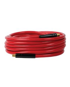 Workforce Air Hose, 3/8" x 50', 1/4" Fittings, Red, PVC